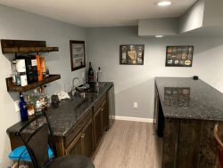 Basement Home bar remodel in West Chester, PA