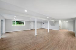Residential Real Estate Interior Basement Remodeled basement